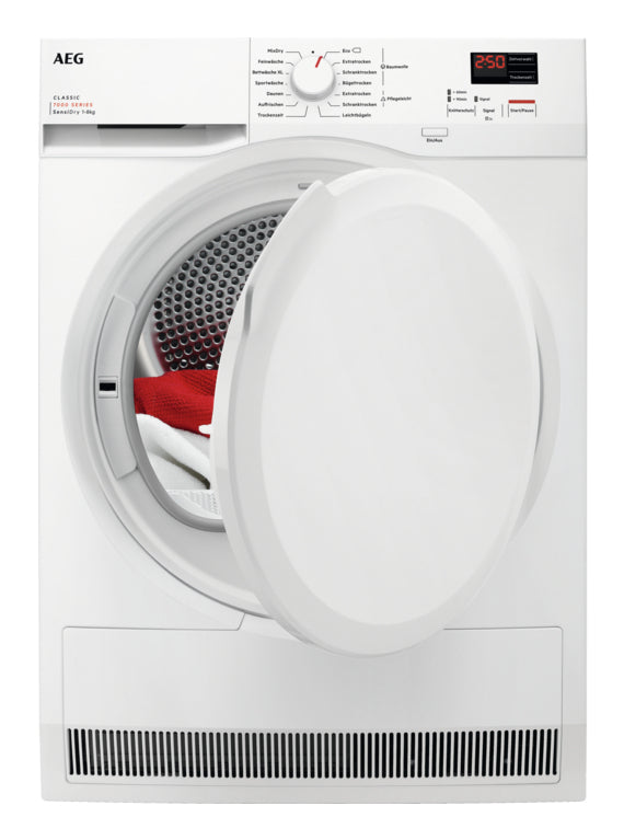 AEG Series 7000 TR7C40588 tumlare Fristående Frontmatad 8 kg Vit