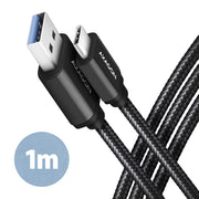 Axagon BUCM3-AM10AB USB-kablar USB 3.2 Gen 1 (3.1 Gen 1) 1 m USB C USB A 5 Gbit/s