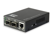 LevelOne GVT-2011 mediakonverterare för nätverk 1000 Mbit/s Grå - 1x1G