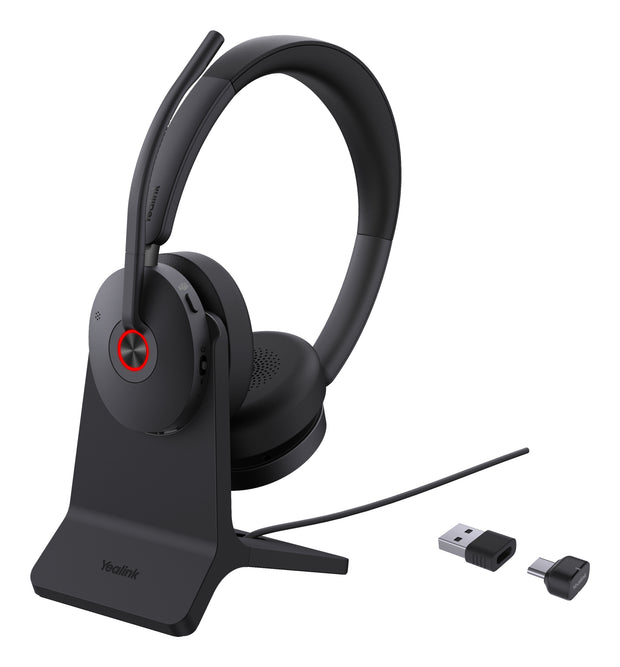 Yealink BH74 med stativ Teams USB-C/A Headset hörlurar
