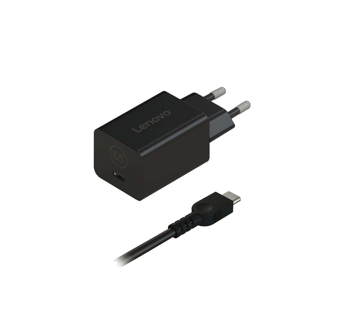 Lenovo GaN Nano 65W Universal Svart AC inomhus