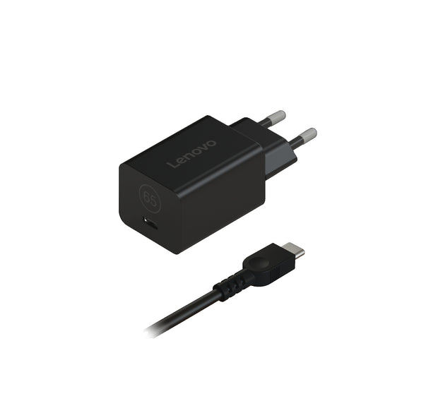 Lenovo GaN Nano 65W Universal Svart AC inomhus