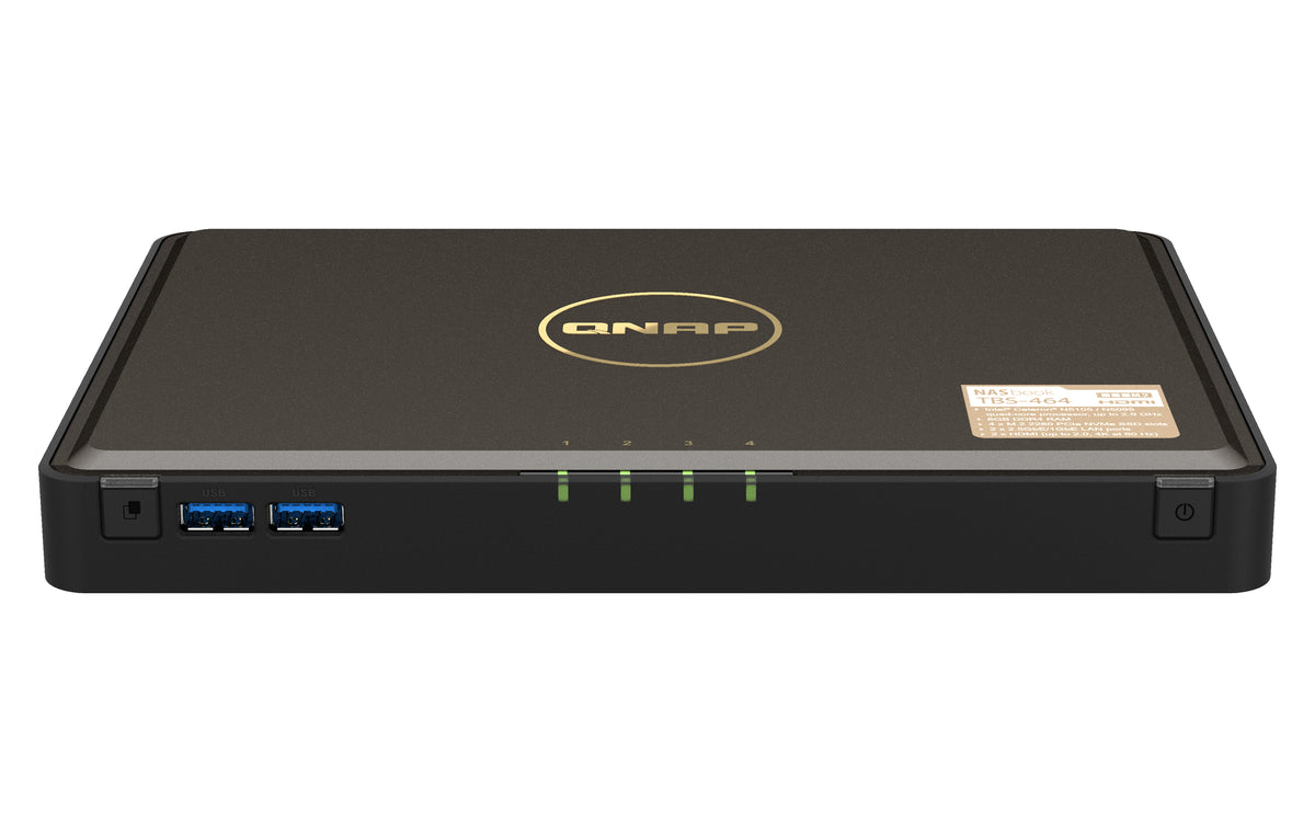 QNAP TBS-464 NAS Skrivbord