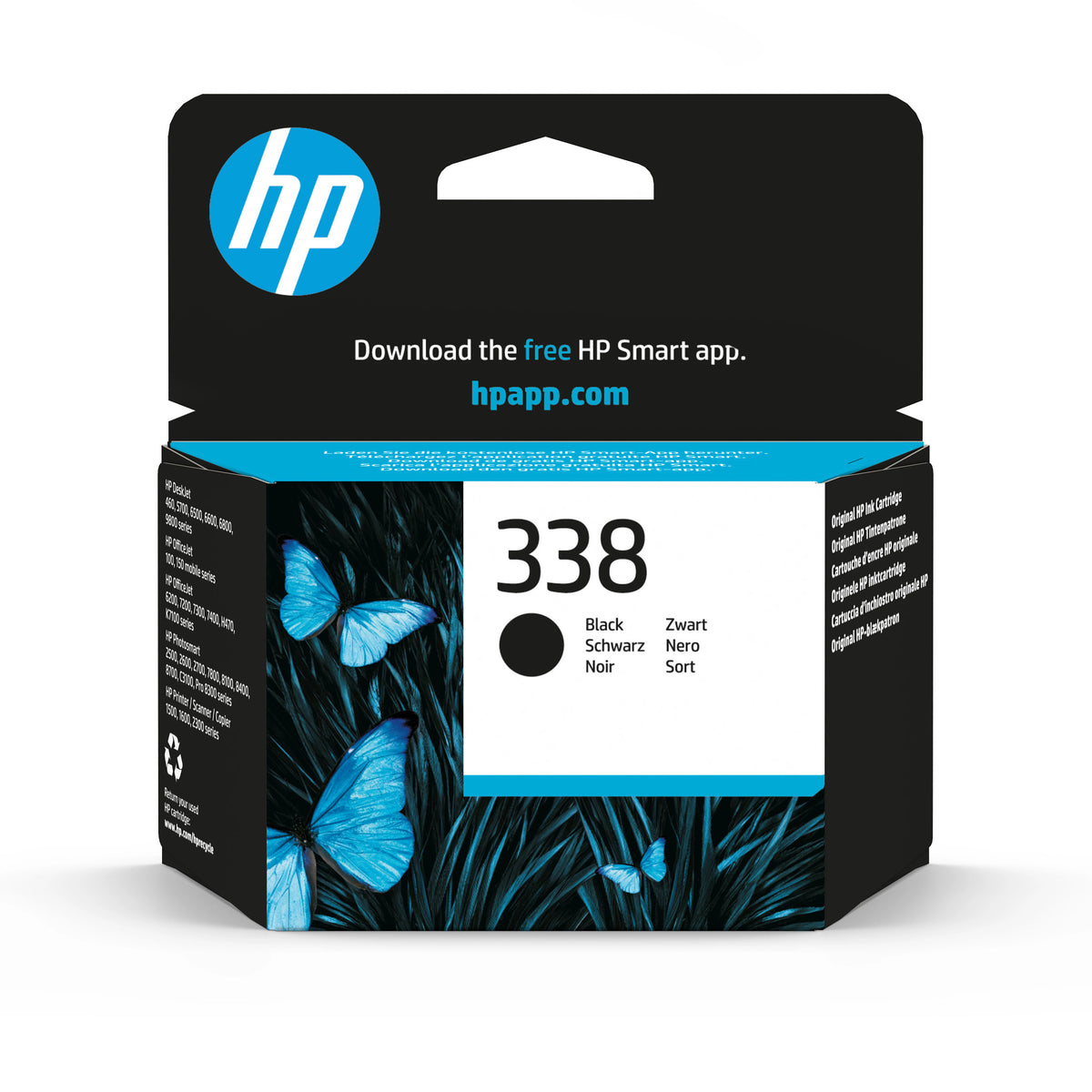 HP 338 svart original bläckpatron