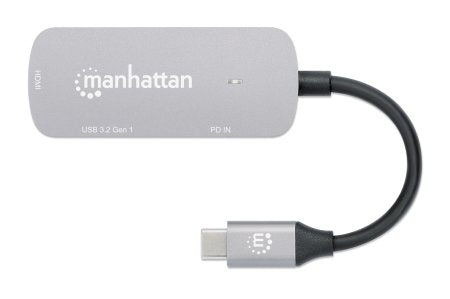 Manhattan 130707 dockningsstationer för bärbara datorer Kabel USB 3.2 Gen 1 (3.1 Gen