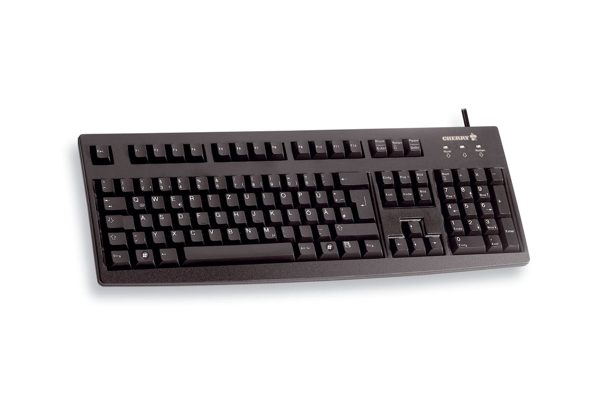 CHERRY G83-6105 tangentbord Universal USB QWERTZ tyska Svart