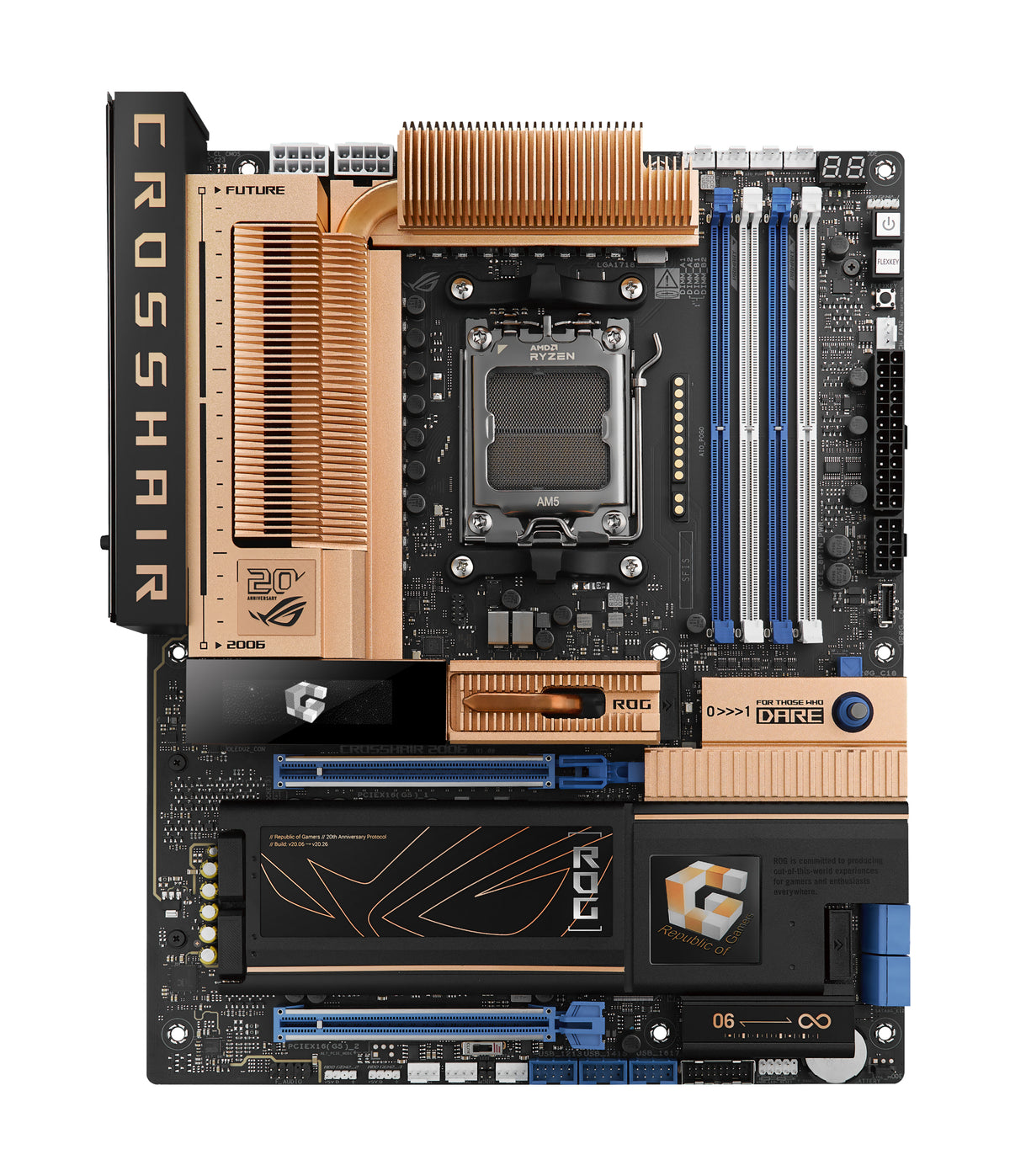 ASUS ROG CROSSHAIR 2006 AMD X870E AM5-sockel ATX