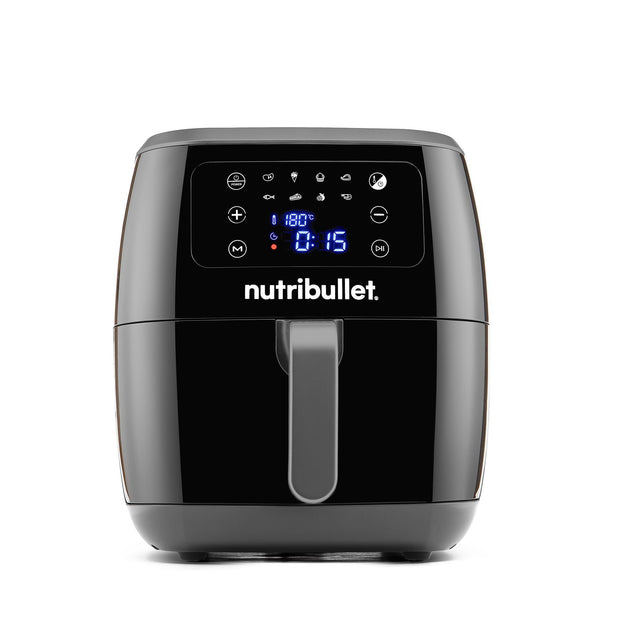 NutriBullet XXL Digital Air Fryer Single 7 l Fristående 1800 W Varmluftsfritös Svart