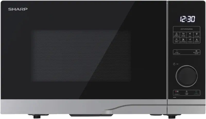 Sharp YCPS234AES mikrovågsugn Svart Enbart mikrovågsugn Bänkdiskmaskin 23 l 900 W