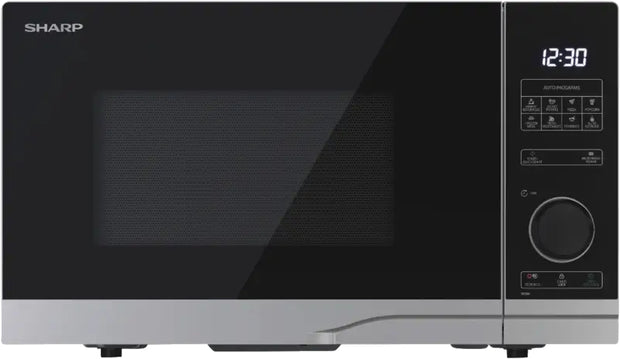 Sharp YCPS234AES mikrovågsugn Svart Enbart mikrovågsugn Bänkdiskmaskin 23 l 900 W