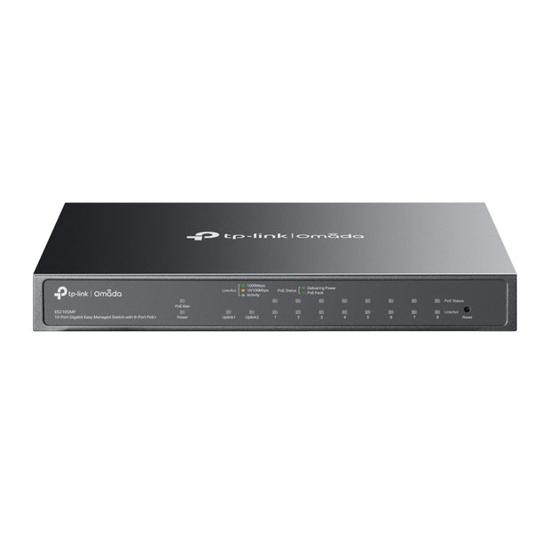 TP-Link Omada ES210GMP nätverksswitchar hanterad Gigabit Ethernet (10/100/1000) Strömförsörjning via Ethernet