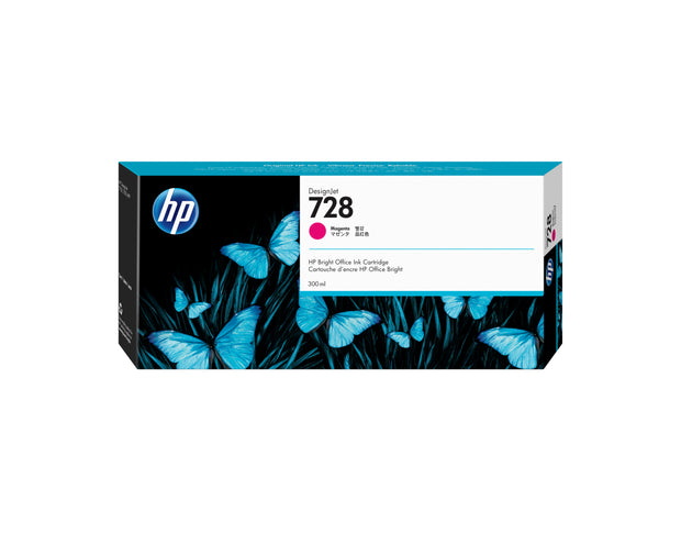 HP 728 300 ml magenta DesignJet-bläckpatron