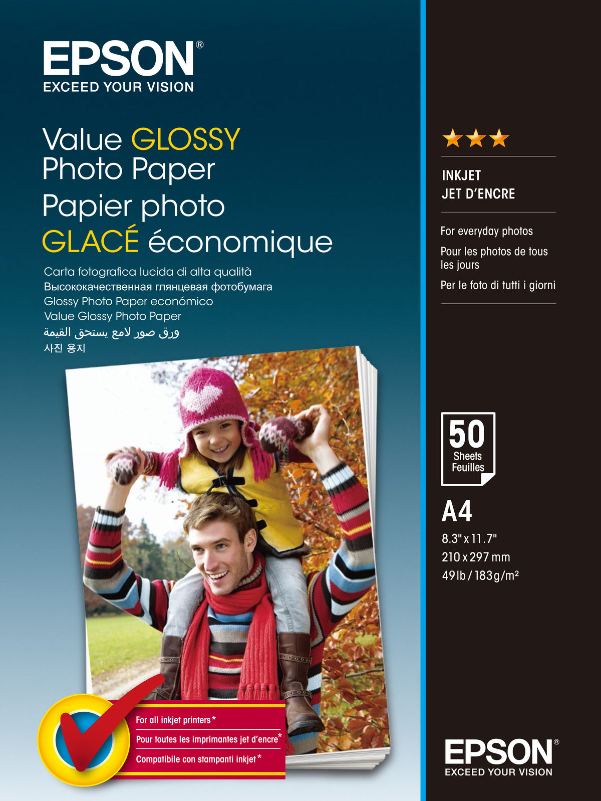 Epson Value Glossy Photo Paper fotopapper