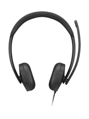 Lenovo VoIP Headset 5000 Kabel Huvudband Kontor/callcenter USB Type-C Svart