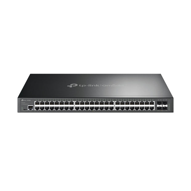 TP-Link Omada SG3452X nätverksswitchar hanterad L2+ Gigabit Ethernet (10/100/1000) 1U Svart