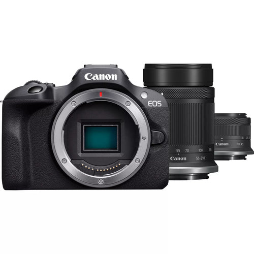 Canon EOS R100 + RF-S 18-45mm F4.5-6.3 IS STM + RF-S 55-200mm F5-7.1 IS STM Kit MILC