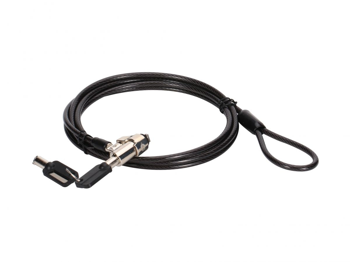 Conceptronic CUSTODIO02BS kabellås Svart 1,8 m
