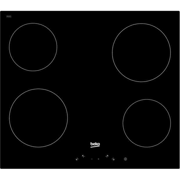 Beko HIC 64400 E Svart Inbyggd spishäll