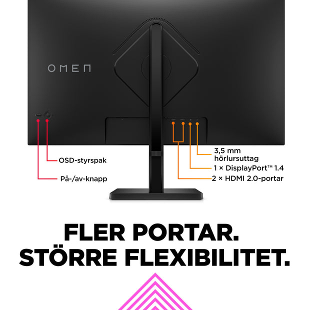 OMEN by HP OMEN 31,5 tum QHD skärm
