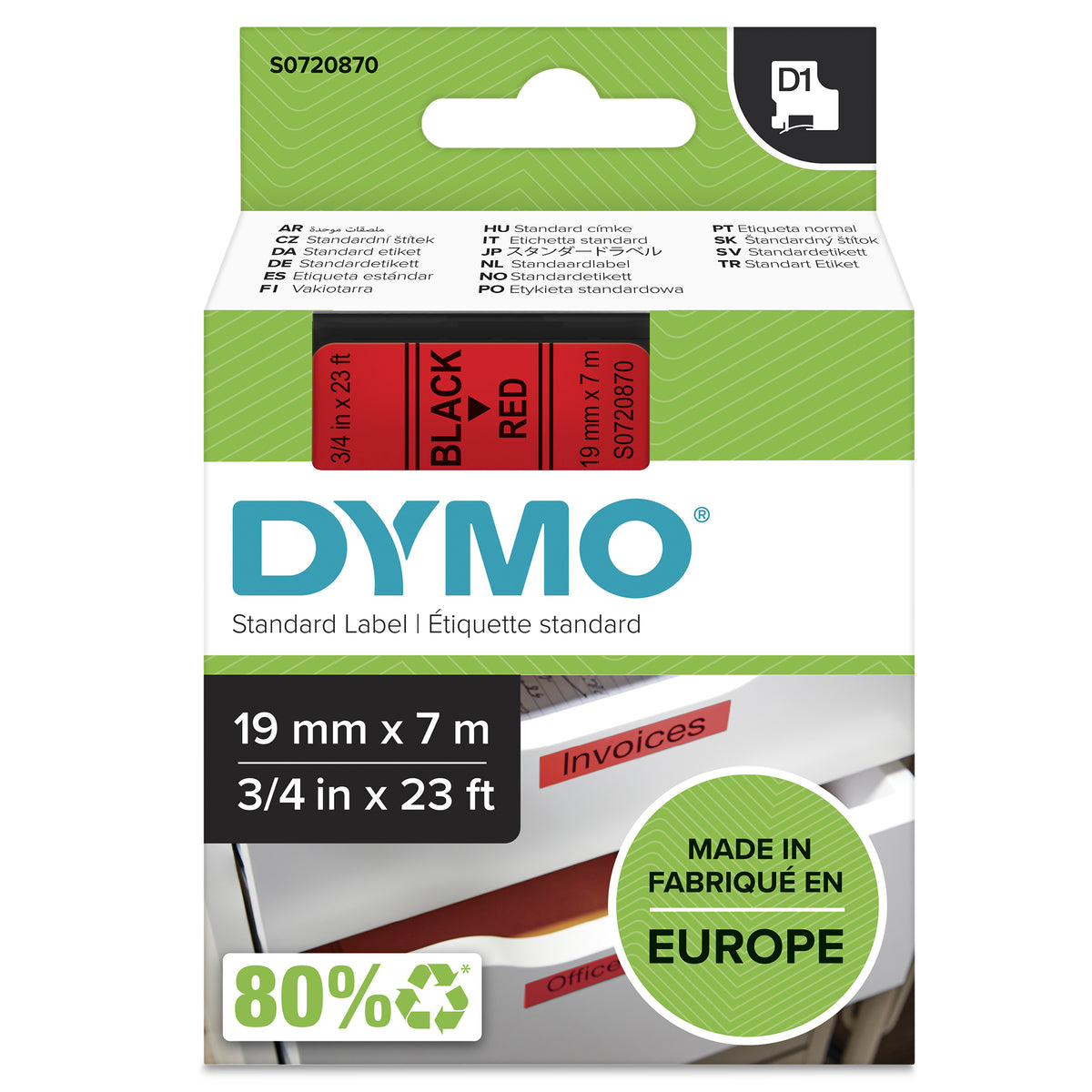 DYMO D1-originaletiketter