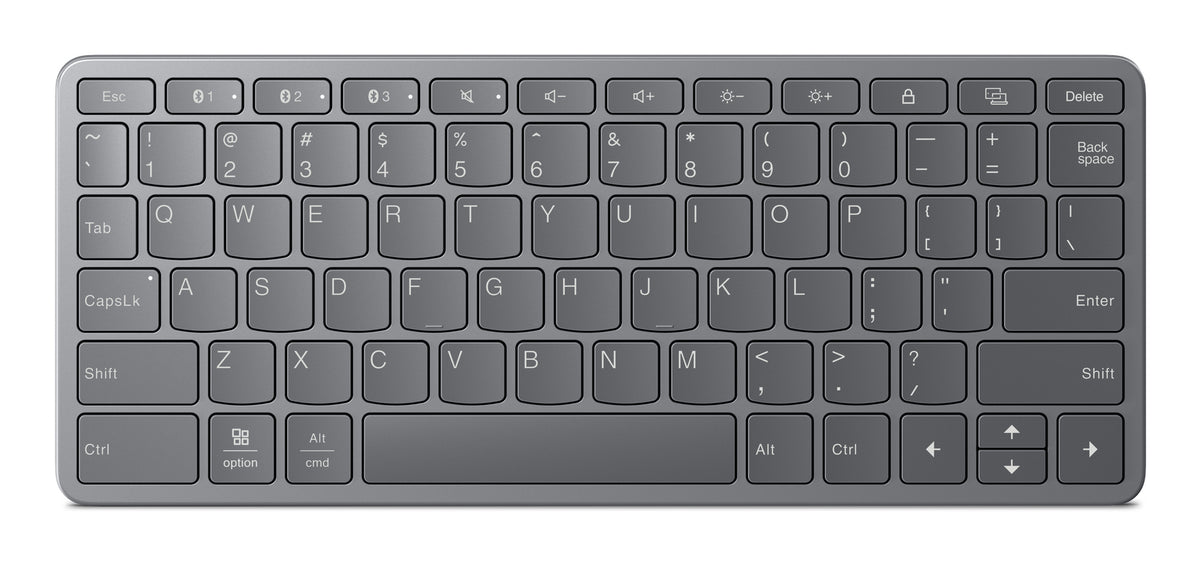 Lenovo Multi-Device Wireless Keyboard tyska USB Type-C Grå