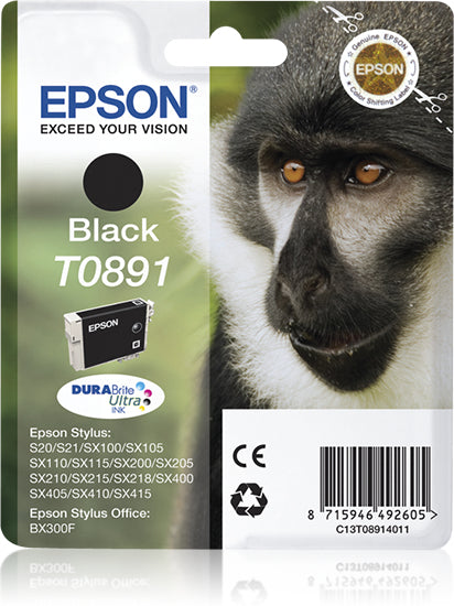 Epson Monkey T0891 Apa bläckpatron