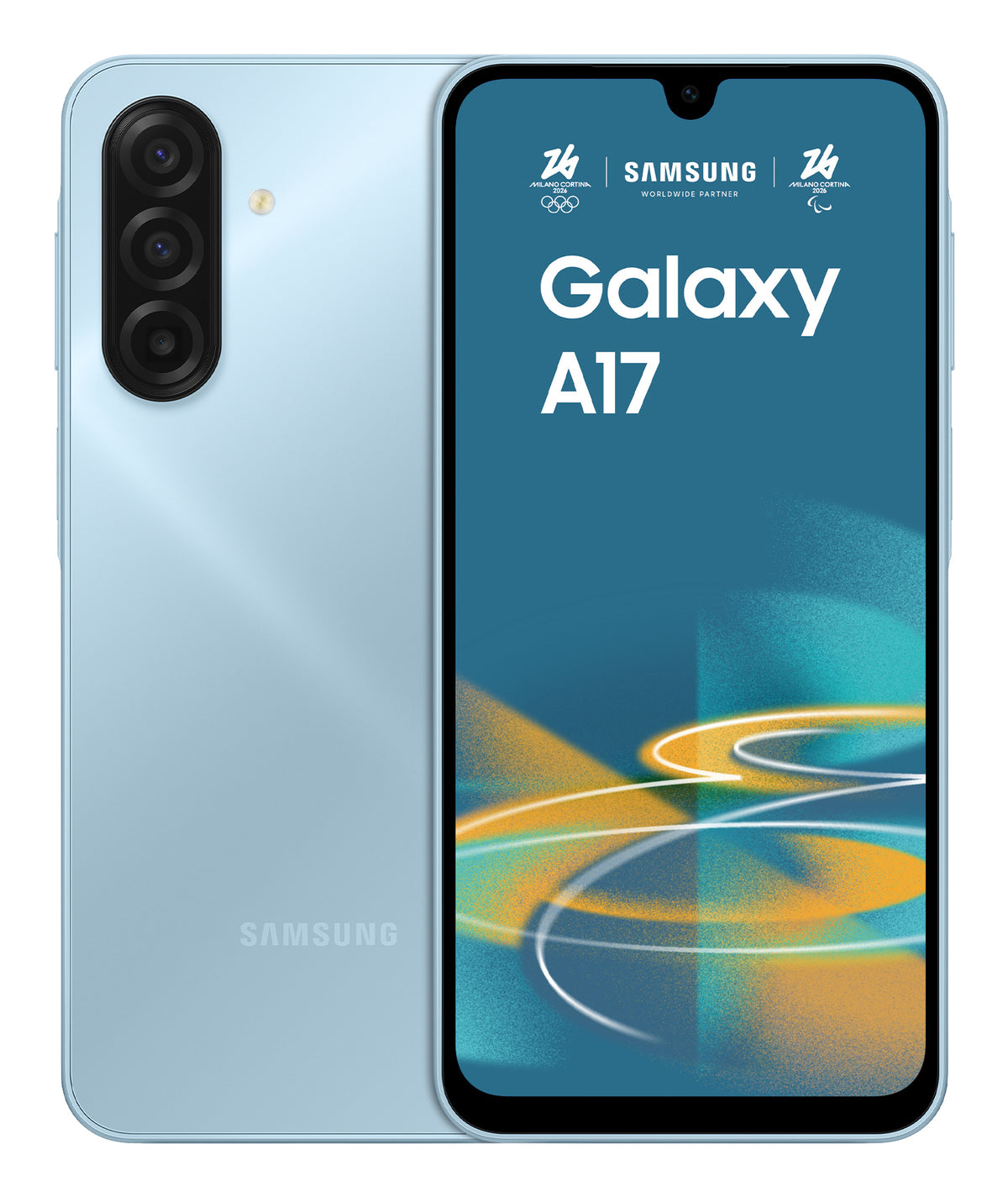 Samsung Galaxy A17 - 128 GB - Ljusblå