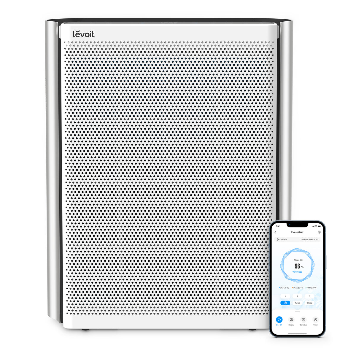 Levoit LAP-EL551S-AEUR 126 m² 26 dB 70 W Silver