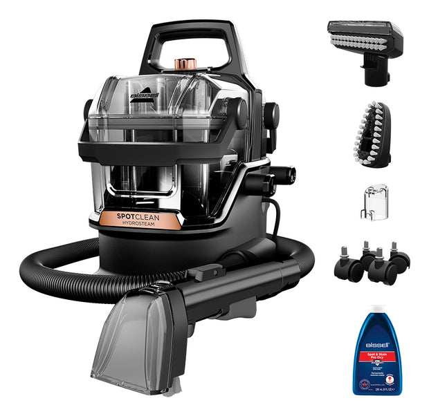Bissell SpotClean Hydrosteam Pro Cylinderångtvätt 1,9 l 1000 W Svart