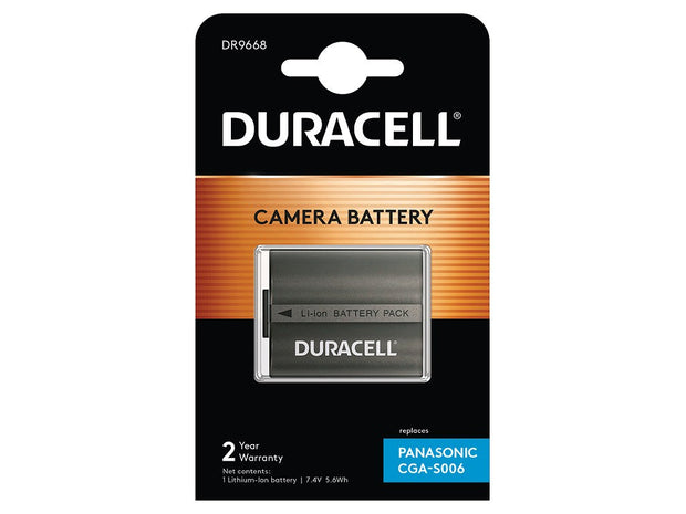 Duracell DR9668 batteri till kamera/videokamera Litium-Ion (Li-Ion)