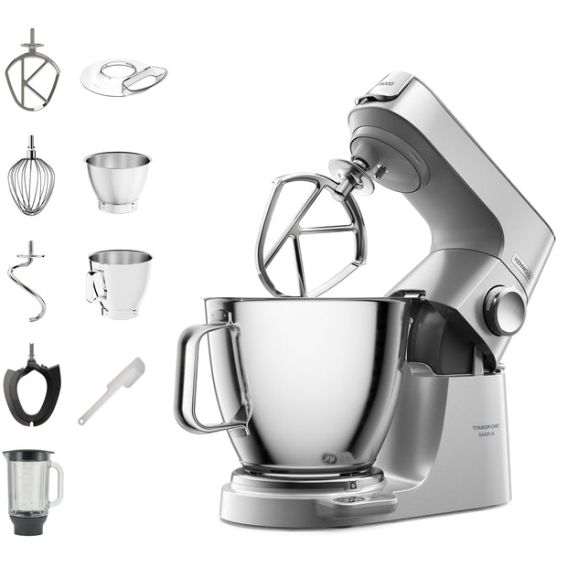 Kenwood Titanium Chef Baker XL matberedare 1200 W 7 l Rostfritt stål