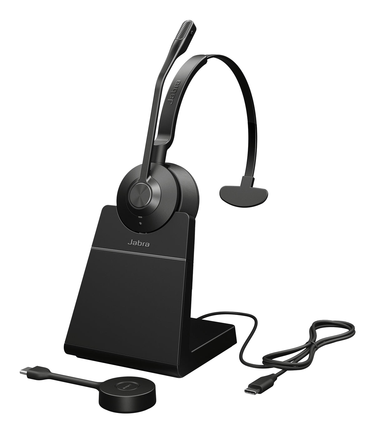 Jabra Engage 55 SE Headset Trådlös Huvudband Kontor/callcenter Svart