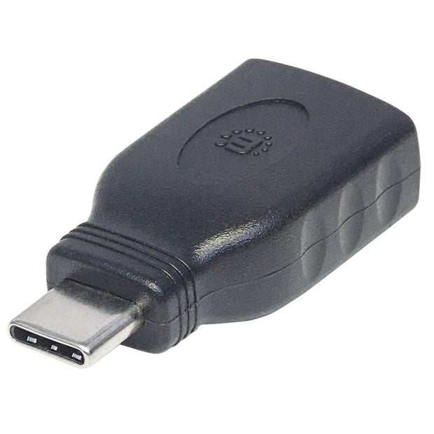 Manhattan 354646 kabelomvandlare (hane/hona) USB C USB A Svart
