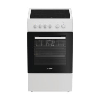 Indesit I5V8PMW spis Fristående köksspis Elektrisk Keramisk Vit