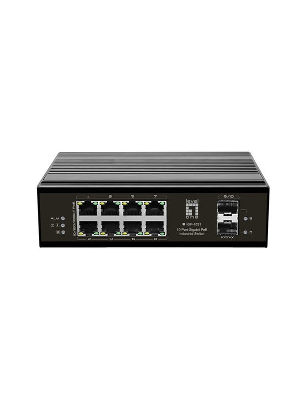 LevelOne IGP-1031 nätverksswitchar Gigabit Ethernet (10/100/1000) Strömförsörjning via Ethernet (PoE) stöd