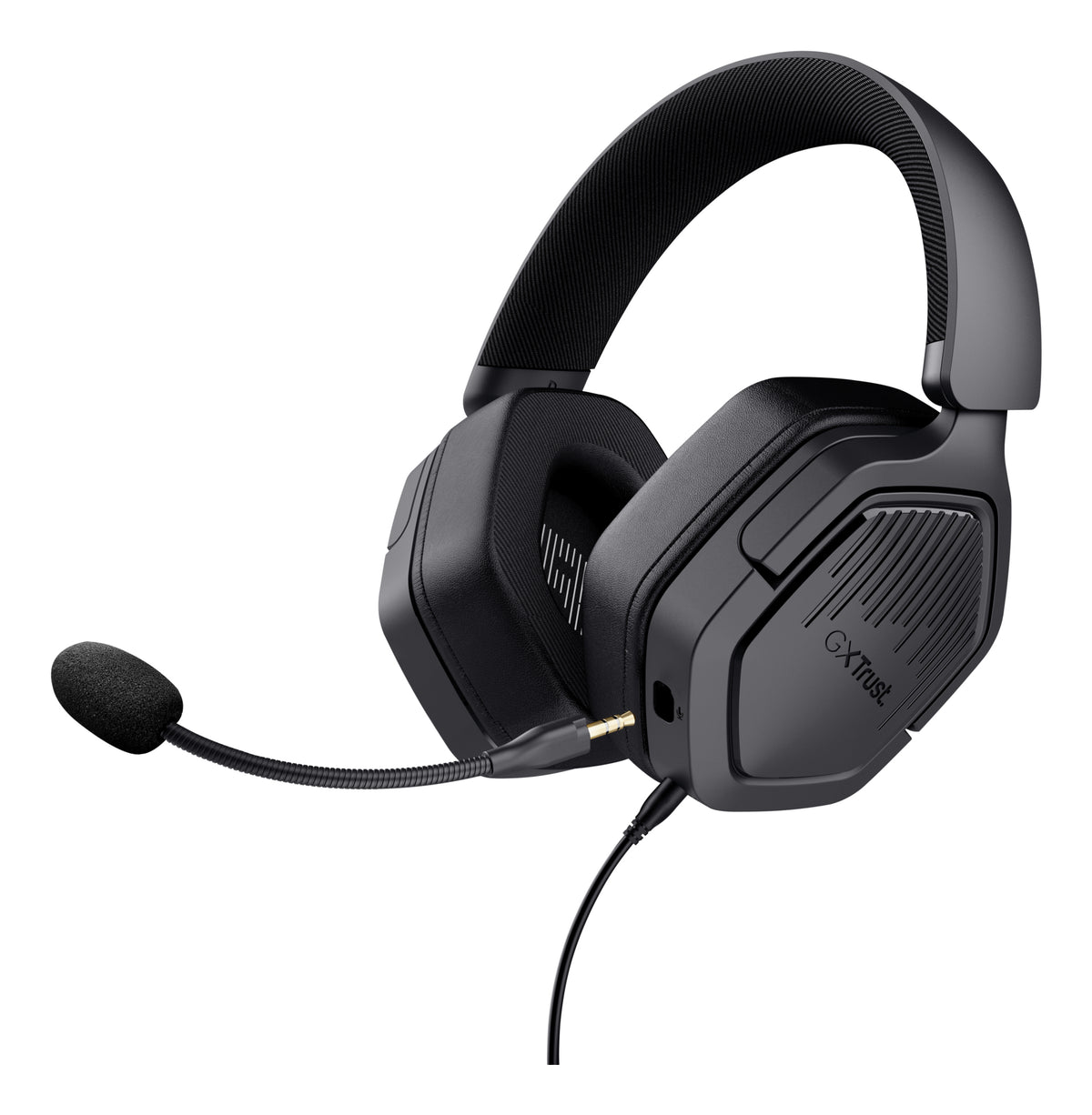 Trust GXT492 Carus Headset Kabel Huvudband Spela Svart
