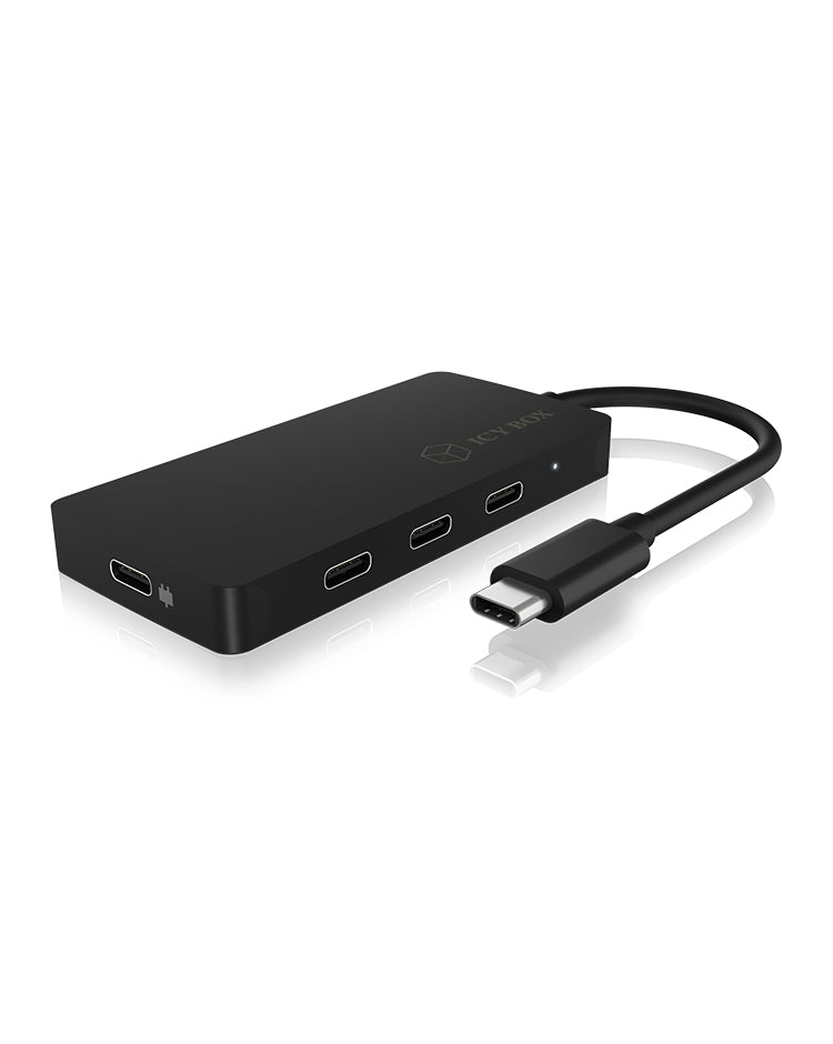 ICY BOX IB-HUB1429-CPD USB 3.2 Gen 2 (3.1 Gen 2) Type-C 10000 Mbit/s Svart