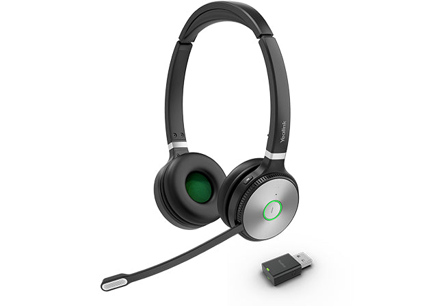 Yealink WH62 Portable Headset Trådlös Huvudband Samtal/musik Svart