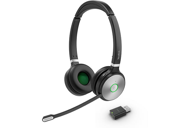 Yealink WH62 Portable Headset Trådlös Huvudband Samtal/musik Svart