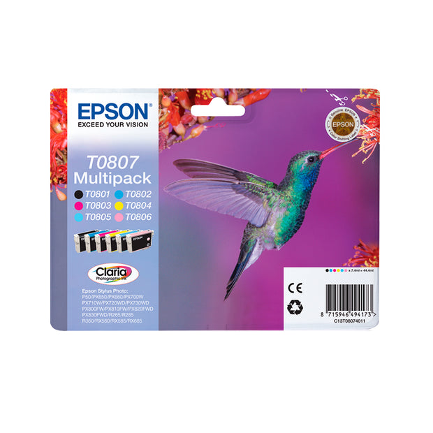 Epson Hummingbird Enpack ljus magenta T0806 Claria Photographic-bläck