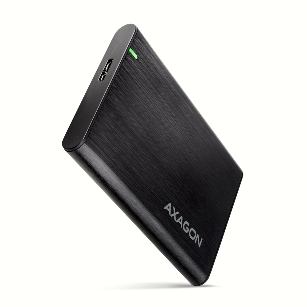 Axagon EE25-A6M Hölje för lagringsenheter HDD- / SSD kabinett Svart 2.5"
