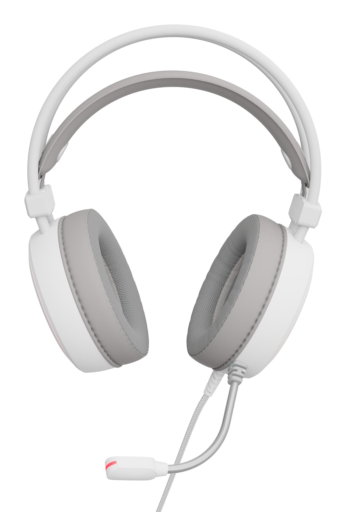 GENESIS NSG-2308 hörlur och headset Kabel Huvudband Spela USB Type-A Vit