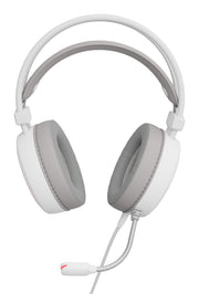 GENESIS NSG-2308 hörlur och headset Kabel Huvudband Spela USB Type-A Vit