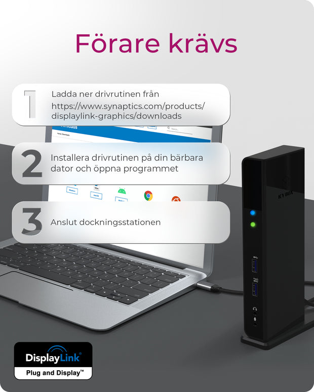 ICY BOX IB-DK2251AC Kabel USB 3.2 Gen 2 (3.1 Gen 2) Type-A Svart