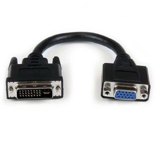 StarTech.com DVIVGAMF8IN videokabeladapter 0,203 m DVI-I VGA Svart