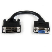 StarTech.com DVIVGAMF8IN videokabeladapter 0,203 m DVI-I VGA Svart