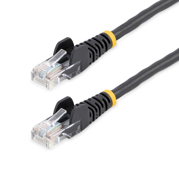 StarTech.com 45PAT5MBK nätverkskablar Svart 5 m Cat5e U/UTP (UTP)