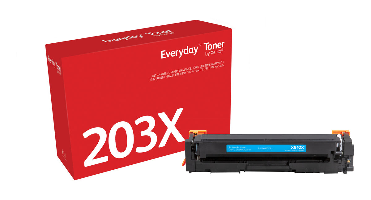 Everyday Cyan Toner by Xerox compatible with HP 203X (CF541X)