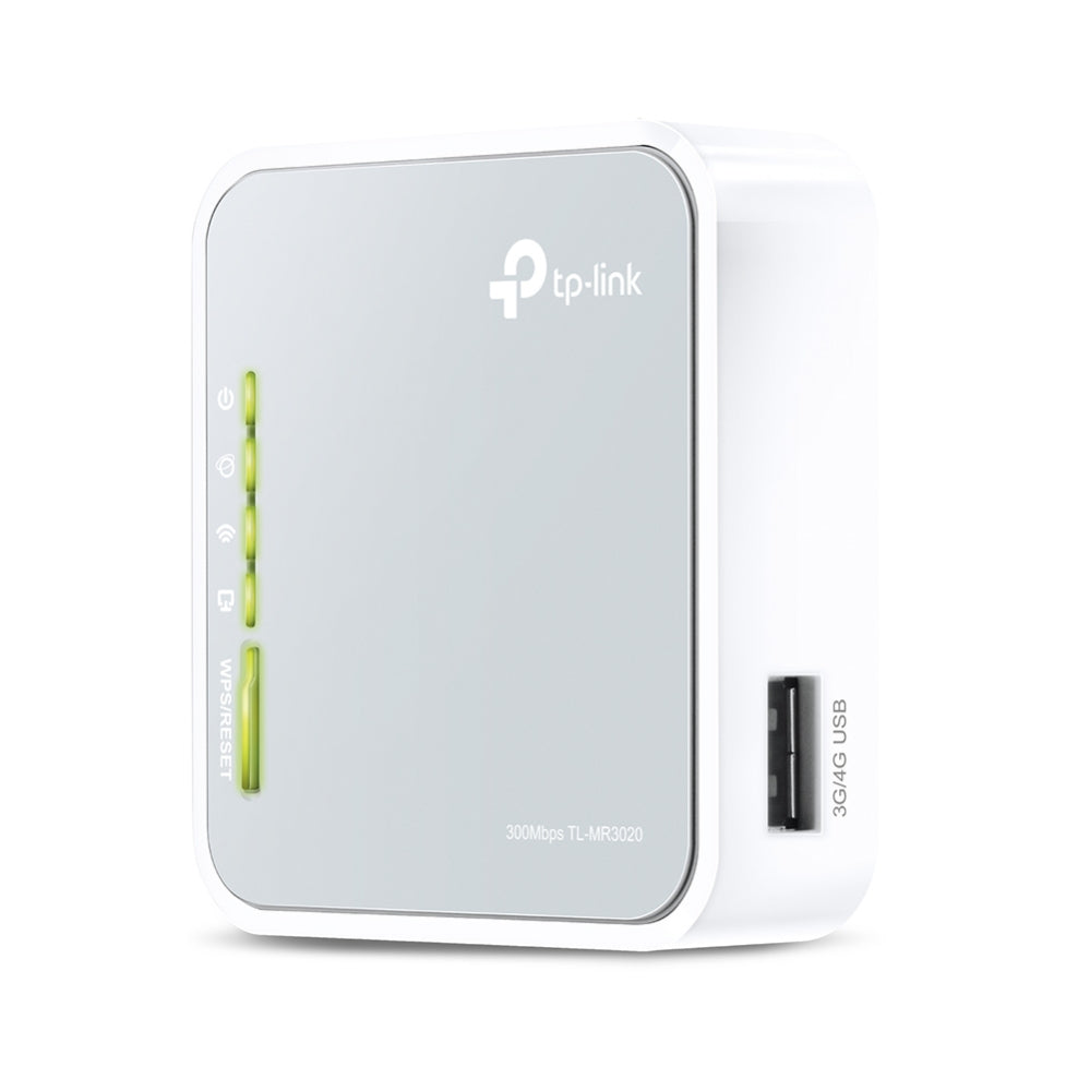 TP-Link TL-MR3020 trådlös router Snabb Ethernet Singel-band (2,4 GHz) Grå