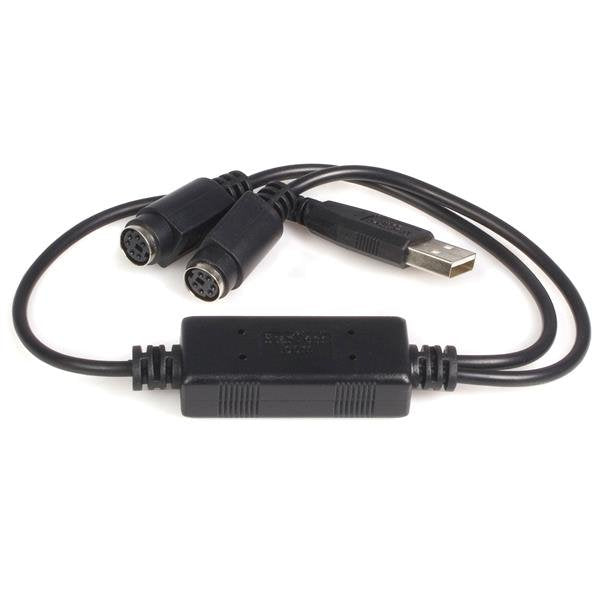 StarTech.com USBPS2PC PS2-kablar 0,435 m Svart